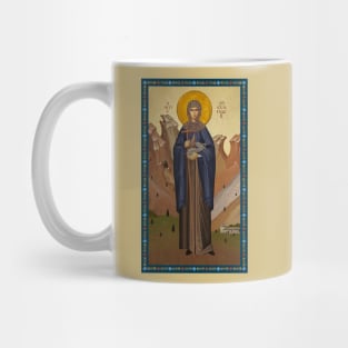 St Melangell Patron Saint of Hares Art Painting Mug